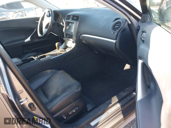 2012 Lexus IS 350 with VIN JTHBE5C2XC5030584, listed as a IAAI auction lot 41494003 with 62,013 mi miles and . Bid and sale history available at DreamBid. Image 5.