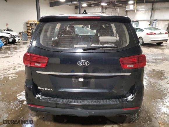2020 Kia Sedona L with VIN KNDMA5C10L6596129, listed as a Copart auction lot 85551654 with 79,505 mi miles and Salvage Title. Bid and sale history available at carsss.com. Image 6.
