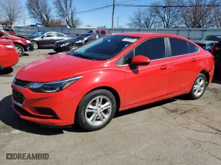 2018 Chevrolet Cruze LT with VIN 1G1BE5SM1J7159652, listed as a Copart auction lot 49262245 with 114,950 mi miles and Salvage Title. Bid and sale history available at carsss.com. Image 1.