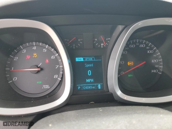 2014 Chevrolet Equinox LT with VIN 2GNALBEK8E6378154, listed as a Copart auction lot 50998335 with 124,049 mi miles and Salvage Title. Bid and sale history available at carsss.com. Image 9.
