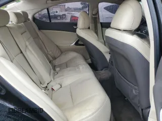 2010 Lexus IS 250 with VIN JTHCF5C27A5041833, listed as a Copart auction lot 59590395 with 205,747 mi miles and Salvage title. Bid and sale history available at DreamBid. Image 10.