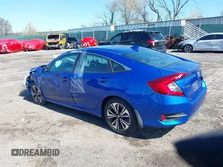 2017 Honda Civic Sedan EX-T with VIN 19XFC1F32HE207503, listed as a IAAI auction lot 41942040 with 60,983 mi miles. Bid and sale history available at carsss.com. Image 3.