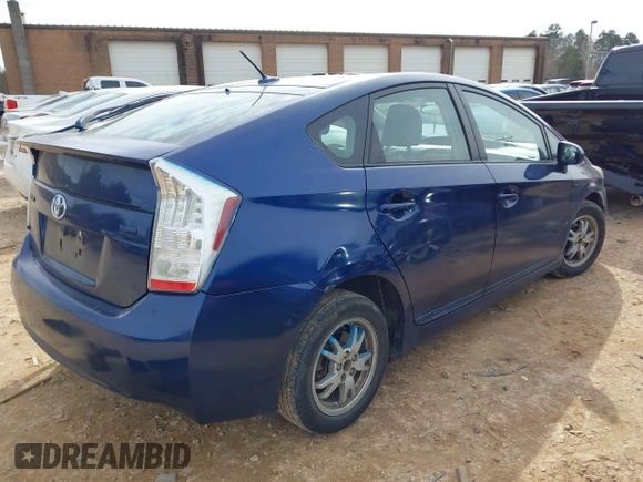 2011 Toyota Prius I with VIN JTDKN3DU4B1364346, listed as a IAAI auction lot 41607932 with 216,801 mi miles and . Bid and sale history available at DreamBid. Image 4.