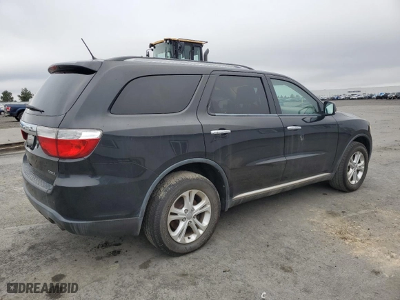 2013 Dodge Durango Crew with VIN 1C4SDJDTXDC565576, listed as a Copart auction lot 51575175 with 184,302 mi miles and Clean Title. Bid and sale history available at carsss.com. Image 3.