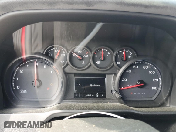 2020 Chevrolet Silverado 1500 Custom with VIN 3GCPWBEH8LG132978, listed as a Copart auction lot 51161835 with 16,248 mi miles and Non Repairable. Bid and sale history available at carsss.com. Image 9.