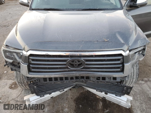 2020 Toyota Sequoia Limited with VIN 5TDKY5G1XLS075142, listed as a Copart auction lot 88952165 with 39,847 mi miles and Salvage Title. Bid and sale history available at carsss.com. Image 12.