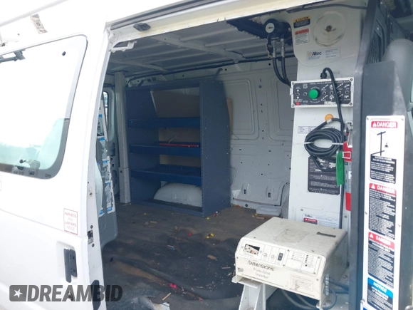 2012 Ford Econoline Cargo Super Duty Commercial with VIN 1FTSE3EL5CDB22042, listed as a IAAI auction lot 41950506 with 157,363 mi miles. Bid and sale history available at carsss.com. Image 8.