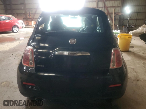 2012 FIAT 500 Sport with VIN 3C3CFFBR7CT105575, listed as a Copart auction lot 61782495 with 126,033 mi miles and Clean title. Bid and sale history available at DreamBid. Image 6.