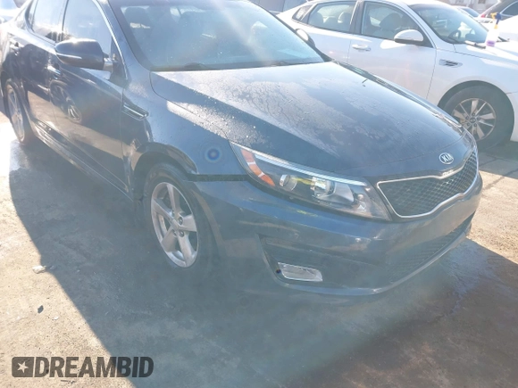 2015 Kia Optima LX with VIN KNAGM4A72F5543977, listed as a IAAI auction lot 41328035 with 153,805 mi miles and . Bid and sale history available at DreamBid. Image 6.