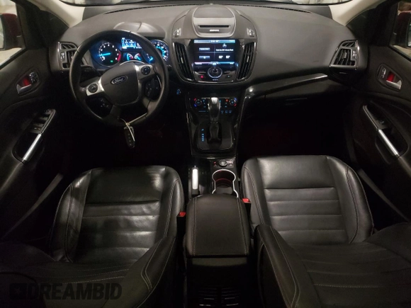 2014 Ford Escape Titanium with VIN 1FMCU9J90EUE36071, listed as a Copart auction lot 51772995 with 81,490 mi miles and Salvage Title. Bid and sale history available at DreamBid. Image 8.