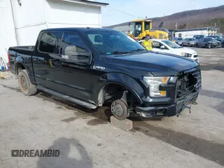 2016 Ford F-150 XLT with VIN 1FTEW1EF0GFB46896, listed as a IAAI auction lot 41666886 with 156,895 mi miles and . Bid and sale history available at carsss.com. Image 1.