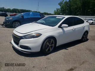 2015 Dodge Dart GT with VIN 1C3CDFEB9FD253340, listed as a Copart auction lot 61501325 with 117,633 mi miles and Salvage title. Bid and sale history available at DreamBid. Image 1.