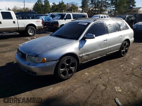 1999 Audi A4 с VIN WAUGB28D9XA326487, выставлен на аукционе Copart как лот 80556424 с пробегом 255 794 миль миль и Списание • Salvage title. История ставок и продаж доступна на DreamBid. Изображение 1.