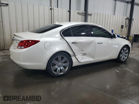 2012 Buick Regal Turbo Premium 2 with VIN 2G4GT5GV6C9149488, listed as a Copart auction lot 52606855 with 157,216 mi miles and Salvage title. Bid and sale history available at DreamBid. Image 3.