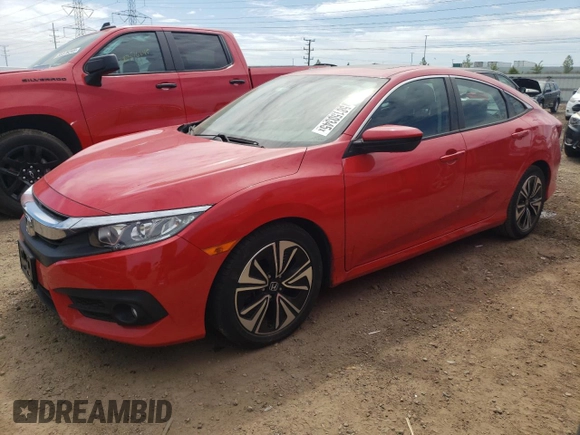 2017 Honda Civic EX-L с VIN 2HGFC1F72HH660030, выставлен на аукционе Copart как лот 58150345 с пробегом 47 311 миль миль и Списание • Salvage title. История ставок и продаж доступна на DreamBid. Изображение 1.