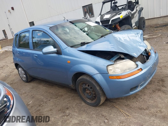 2004 Chevrolet Aveo with VIN KL1TD62684B234197, listed as a IAAI auction lot 41967618 with 110,180 mi miles and . Bid and sale history available at DreamBid. Image 1.