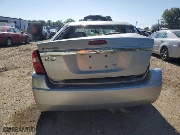 2006 Chevrolet Malibu LS w/1LS with VIN 1G1ZS51F06F287680, listed as a Copart auction lot 74596144 with 108,841 mi miles and Salvage Title. Bid and sale history available at carsss.com. Image 6.