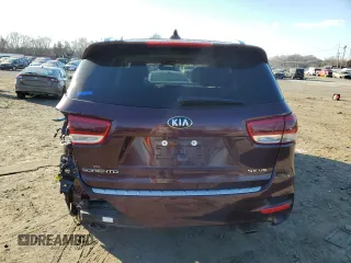 2018 Kia Sorento SX with VIN 5XYPKDA58JG400846, listed as a Copart auction lot 46552055 with 48,677 mi miles and Salvage Title. Bid and sale history available at DreamBid. Image 6.