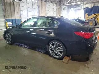 2014 Infiniti Q50 Premium with VIN JN1BV7AR6EM705632, listed as a Copart auction lot 46681505 with 92,869 mi miles and Salvage Title. Bid and sale history available at carsss.com. Image 2.