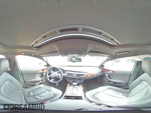 2014 Audi A6 Premium Plus with VIN WAUFGAFC9EN164626, listed as a Copart auction lot 61979655 with 125,204 mi miles and Salvage title. Bid and sale history available at DreamBid. Image 14.