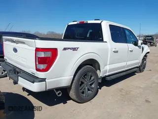 2023 Ford F-150 XL with VIN 1FTFW1E84PFB71578, listed as a IAAI auction lot 41684076 with 30,759 mi miles. Bid and sale history available at carsss.com. Image 4.