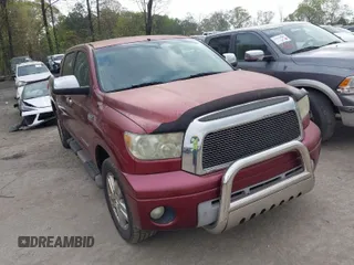 2007 Toyota Tundra Limited with VIN 5TFEV58147X027981, listed as a IAAI auction lot 41789128 with 233,593 mi miles and . Bid and sale history available at DreamBid. Image 1.