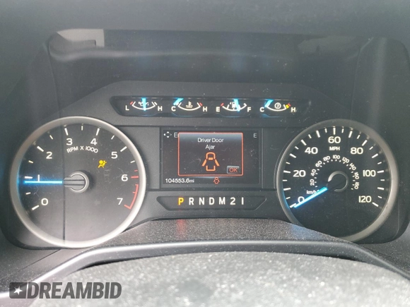 2016 Ford F-150 XLT with VIN 1FTEW1EP8GFA10766, listed as a Copart auction lot 53905895 with 104,553 mi miles and Salvage Title. Bid and sale history available at carsss.com. Image 9.