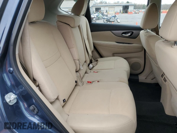 2016 Nissan Rogue S with VIN KNMAT2MV1GP602792, listed as a Copart auction lot 52709285 with 47,308 mi miles and Salvage Title. Bid and sale history available at carsss.com. Image 12.