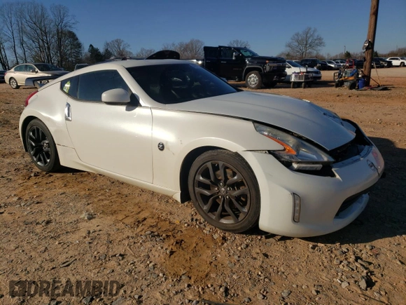 2017 Nissan 370Z with VIN JN1AZ4EH3HM954376, listed as a Copart auction lot 43572005 with 113,816 mi miles and Salvage Title. Bid and sale history available at DreamBid. Image 4.