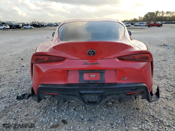 2023 Toyota GR Supra 3.0 with VIN WZ1DB0G02PW055205, listed as a Copart auction lot 84748904 with 0 mi miles and Clean Title. Bid and sale history available at carsss.com. Image 6.