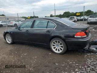 2002 BMW 7 Series 745Li with VIN WBAGN63432DR02989, listed as a Copart auction lot 63236514 with Not Provided miles and Clean Title. Bid and sale history available at carsss.com. Image 2.