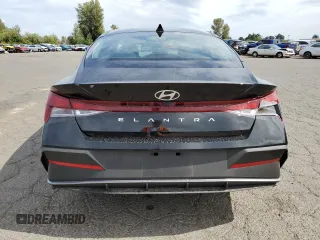 2024 Hyundai Elantra SEL with VIN KMHLM4DG9RU764382, listed as a Copart auction lot 68087884 with 365 mi miles and Salvage Title. Bid and sale history available at carsss.com. Image 6.