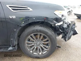 2019 Nissan Armada Platinum with VIN JN8AY2NEXK9756080, listed as a IAAI auction lot 41565485 with 58,521 mi miles. Bid and sale history available at carsss.com. Image 6.