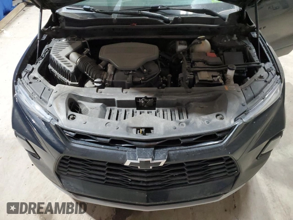 2022 Chevrolet Blazer LT with VIN 3GNKBJRS6NS136525, listed as a Copart auction lot 87189004 with 55,401 mi miles and Salvage title. Bid and sale history available at DreamBid. Image 12.