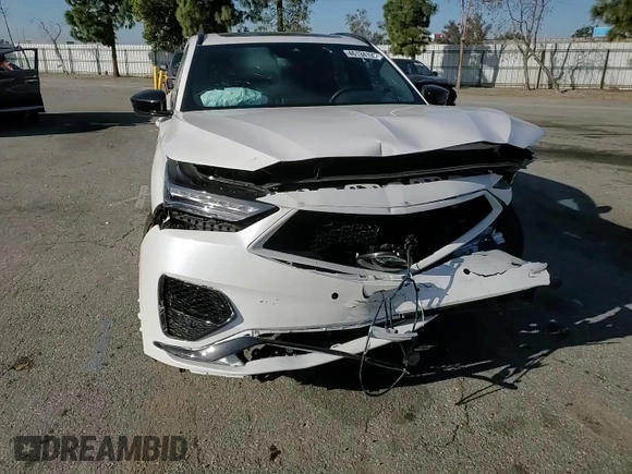 2024 Acura MDX Type S w/Advance Package with VIN 5J8YD8H81RL001171, listed as a Copart auction lot 46134195 with 23,669 mi miles and Salvage Title. Bid and sale history available at carsss.com. Image 10.
