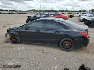 2014 Mercedes-Benz CLA-Class CLA 45 AMG with VIN WDDSJ5CB1EN151266, listed as a Copart auction lot 63798924 with 188,494 mi miles and Salvage Title. Bid and sale history available at carsss.com. Image 2.