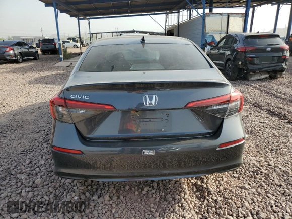 2023 Honda Civic EX with VIN 2HGFE1F7XPH317930, listed as a Copart auction lot 63257205 with 44,600 mi miles and Salvage title. Bid and sale history available at DreamBid. Image 6.