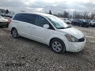 2007 Nissan Quest S with VIN 5N1BV28U97N127240, listed as a Copart auction lot 86930584 with 131,219 mi miles and Salvage Title. Bid and sale history available at carsss.com. Image 4.
