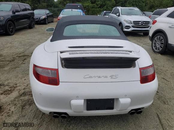 2007 Porsche 911 Carrera S with VIN WP0CB29917S777287, listed as a Copart auction lot 74128134 with 0 mi miles and Non Repairable. Bid and sale history available at carsss.com. Image 6.