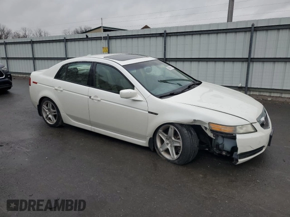 2006 Acura TL with VIN 19UUA66256A069944, listed as a Copart auction lot 50906115 with 188,429 mi miles and Salvage Title. Bid and sale history available at carsss.com. Image 4.