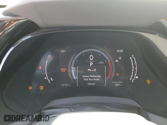 2023 Lexus RX 350 with VIN 2T2BAMCA3PC016786, listed as a Copart auction lot 53515625 with 21,721 mi miles and Salvage Title. Bid and sale history available at DreamBid. Image 9.