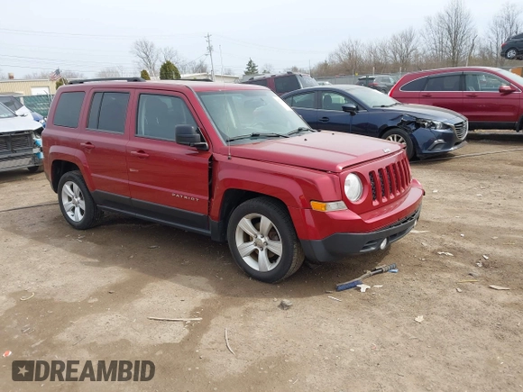 2014 Jeep Patriot Latitude with VIN 1C4NJPFA0ED690182, listed as a IAAI auction lot 41792670 with 91,677 mi miles and . Bid and sale history available at carsss.com. Image 1.