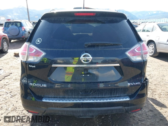 2015 Nissan Rogue SL with VIN 5N1AT2MV6FC834127, listed as a IAAI auction lot 41686500 with 156,810 mi miles and . Bid and sale history available at carsss.com. Image 16.