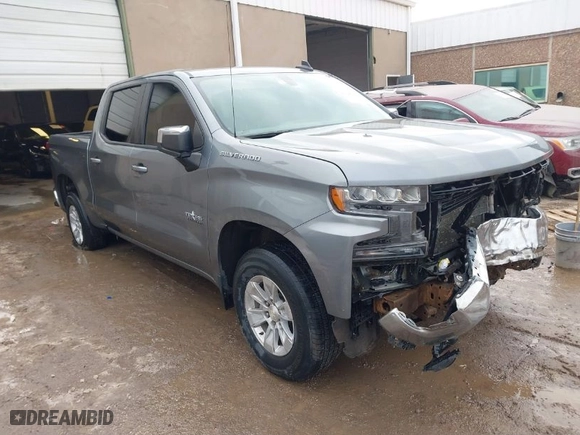 2021 Chevrolet Silverado 1500 LT with VIN 3GCPWCED8MG186057, listed as a IAAI auction lot 41624737 with 118,743 mi miles. Bid and sale history available at carsss.com. Image 1.