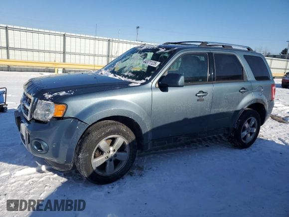2012 Ford Escape Limited with VIN 1FMCU0E70CKB10199, listed as a Copart auction lot 44371125 with 208,591 mi miles and Salvage Title. Bid and sale history available at DreamBid. Image 1.
