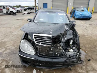 2004 Mercedes-Benz S 55 AMG with VIN WDBNG74J04A407814, listed as a Copart auction lot 47820895 with 57,096 mi miles and Salvage Title. Bid and sale history available at DreamBid. Image 5.