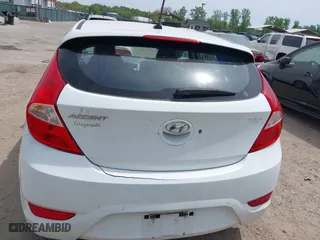 2016 Hyundai Accent Sport with VIN KMHCU5AE2GU249133, listed as a IAAI auction lot 41941173 with 175,635 mi miles. Bid and sale history available at carsss.com. Image 6.