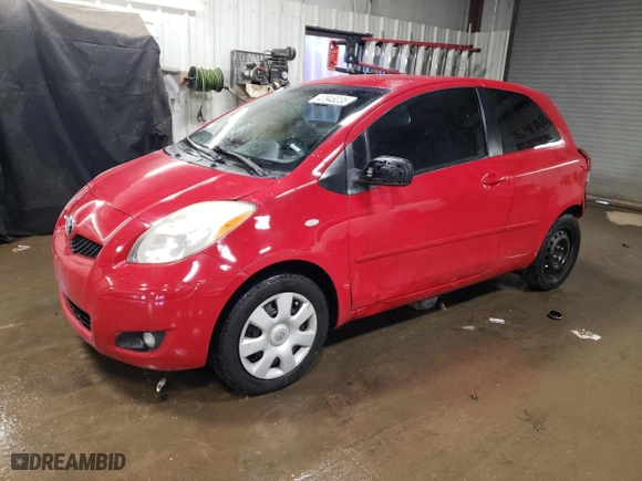 2009 Toyota Yaris with VIN JTDJT903195255931, listed as a Copart auction lot 47948235 with 171,703 mi miles and Salvage Title. Bid and sale history available at carsss.com. Image 1.