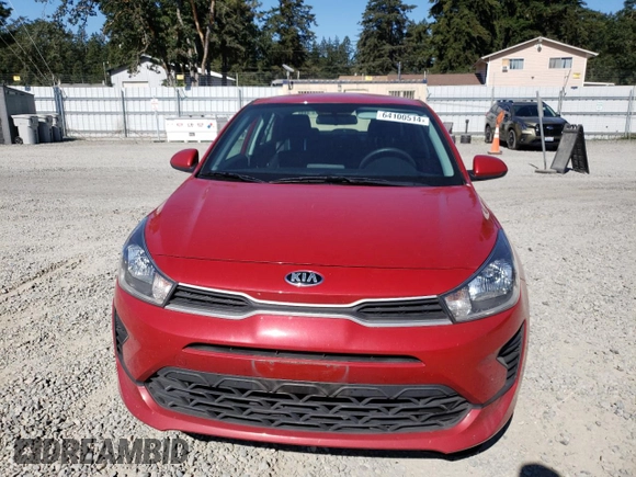 2021 Kia Rio LX with VIN 3KPA24AD5ME392378, listed as a Copart auction lot 64100514 with 32,253 mi miles and Salvage Title. Bid and sale history available at carsss.com. Image 5.