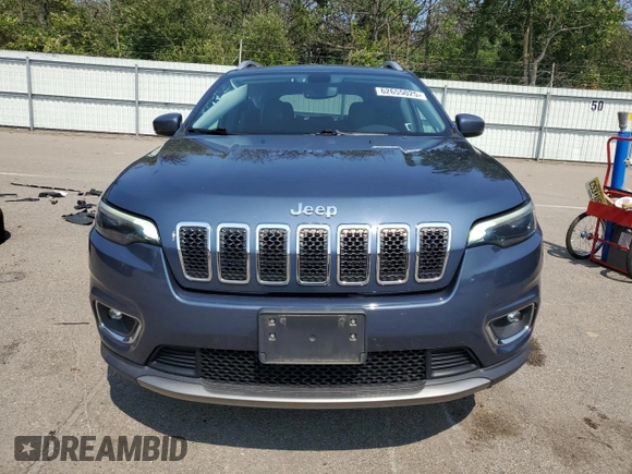 2019 Jeep Cherokee Limited with VIN 1C4PJMDX6KD413093, listed as a Copart auction lot 62655025 with 50,883 mi miles and Salvage title. Bid and sale history available at DreamBid. Image 5.